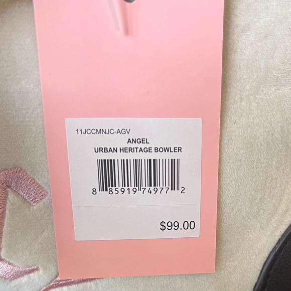 Juicy Couture Black and White crossbody Satchel bag  with Pink Accents - Picture 4 of 6